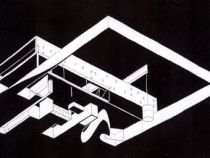 Drawing sketches of the house’s layout