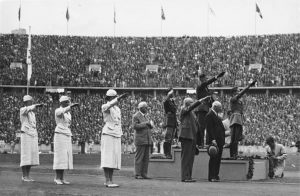 Berlin, Olympiade, Siegerehrung Fünfkampf (1936): Additional photo of the 1936 olympics.