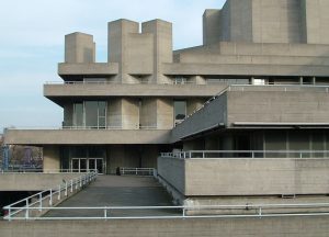 London’s Royal National Theatre, by Denys Lasdun and Softley, 1963; one of the few major Brutalist buildings still standing, helping boost the recent popularity resurgence.
