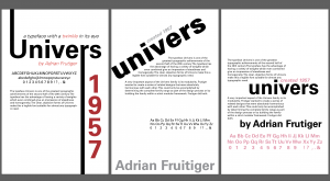 Adrian Frutiger和他的Univers布局过程